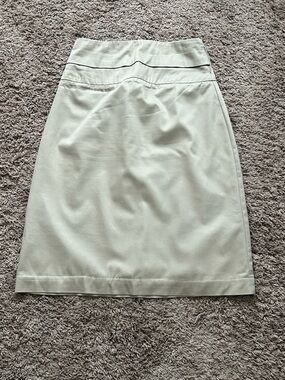 Classic Khaki A-Line Skirt
